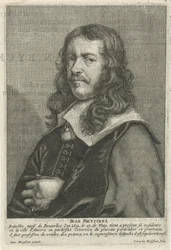 Engraving of Jan Meyssens after a Self-portrait, by His Son Cornelis